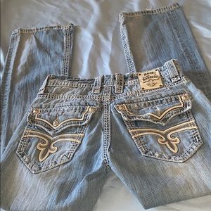 Men Rock Revival Jeans 30 x 34
